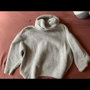High neck sweater